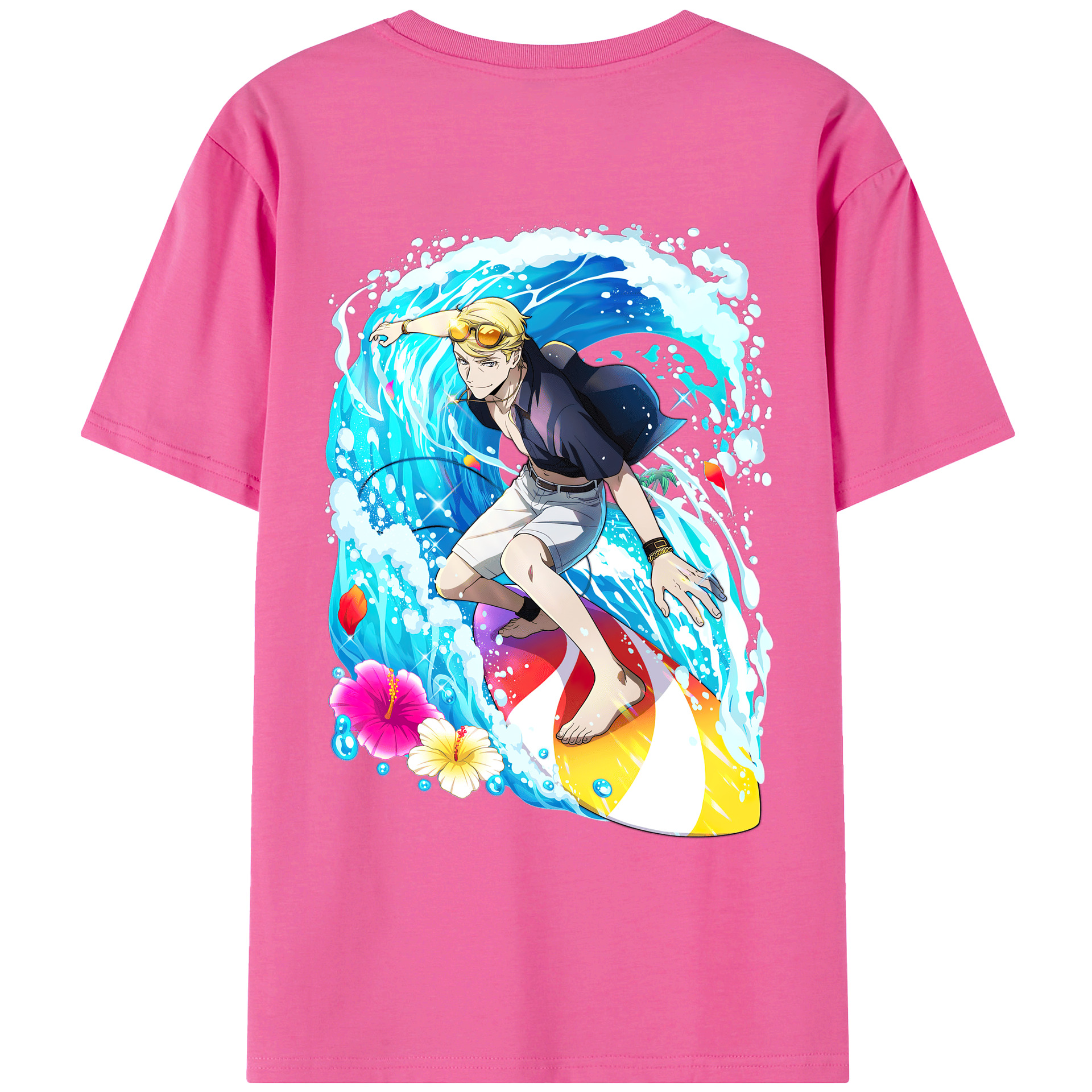（画像用） 文豪ストレイドッグス Bungo Stray Dogs レディース半袖Tシャツ(バックプリント)